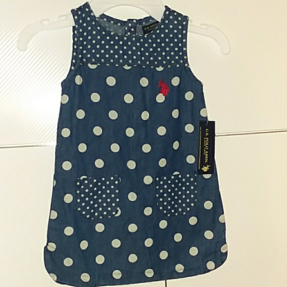 Girls US Polo Jeans Dress Size 2T 👳‍♀️🙎‍♀️